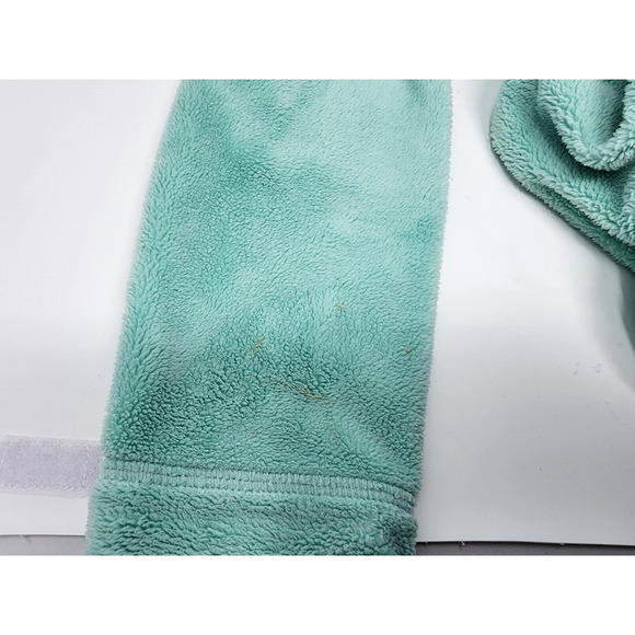 Marmot Fuzzy Hooded Fleece Lined Full Zip‎ Jacket Green Size Small - Picture 8 of 8